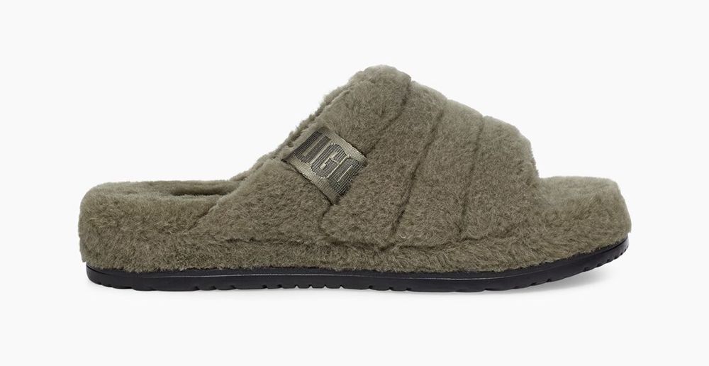 Ugg Slippers Canada - Ugg Men's Fluff You Olive